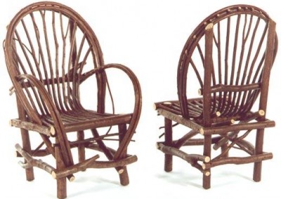 Fanback Arm Chair and Side Chair