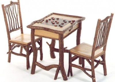 Backwoods Game Table and Taos Side Chair