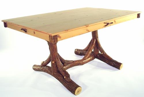 Trestle Dining Table with Pine Top