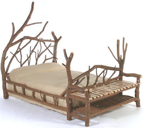 Freestyle Bed with Attached Bench