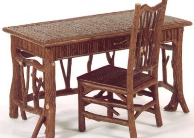 Willow Desk with Willow Inlay Top and Sides