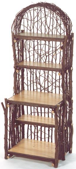 Brush Arbor Baker’s Rack with Pine Shelves