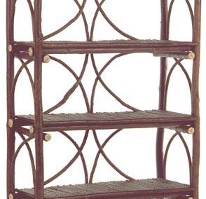 Diamond Back Etagere with 5 Willow Shelves