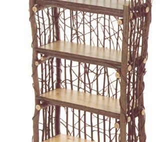 Thickett Etagere with 5 Pine Shelves